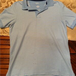 Croft & Barrow Light Blue Striped Polo